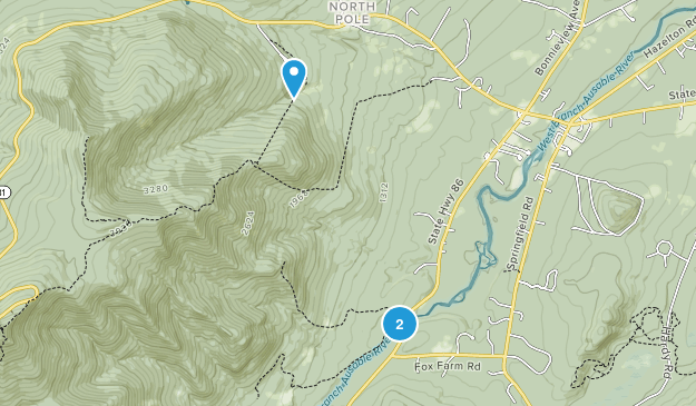 North Pole, New York Map