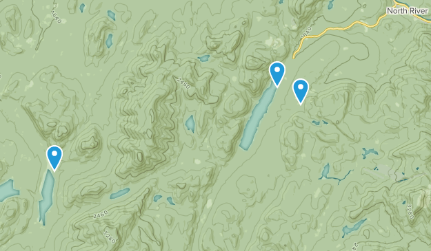 North River, New York Map