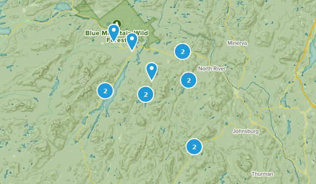 North River, État de New York Map