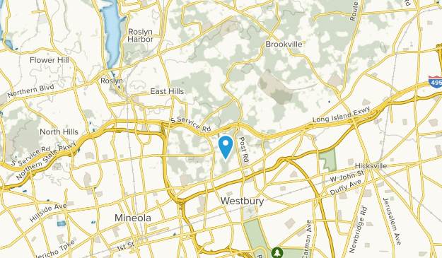 Old Westbury, New York Map
