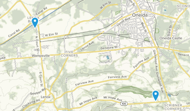 Oneida, New York Map