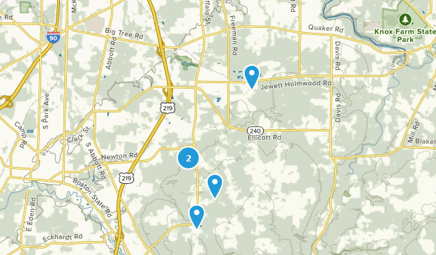 Orchard Park, État de New York Map