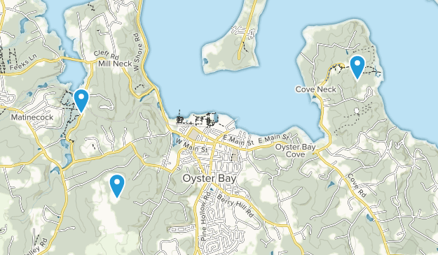 Oyster Bay, État de New York Map