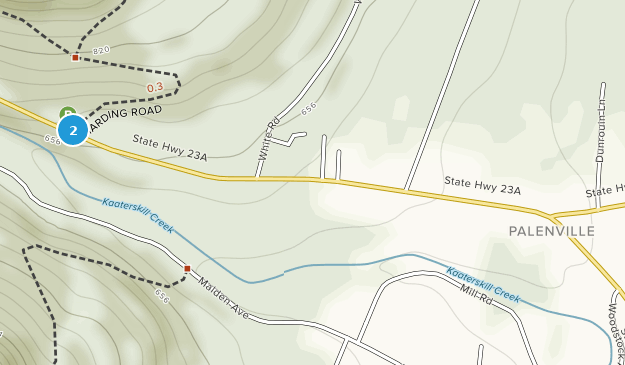 Palenville, État de New York Map