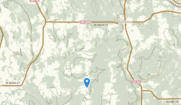 Panama, New York Map