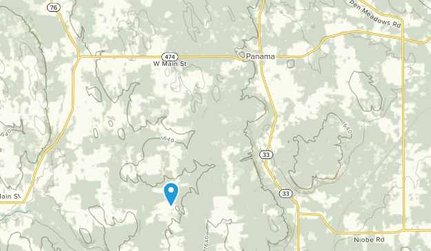 Panama, État de New York Map