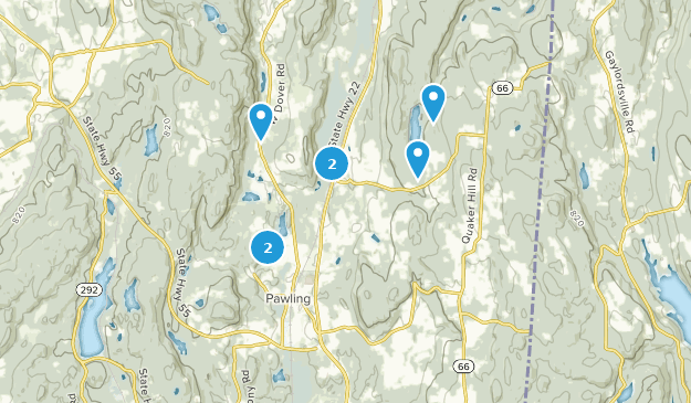 Pawling, État de New York Map