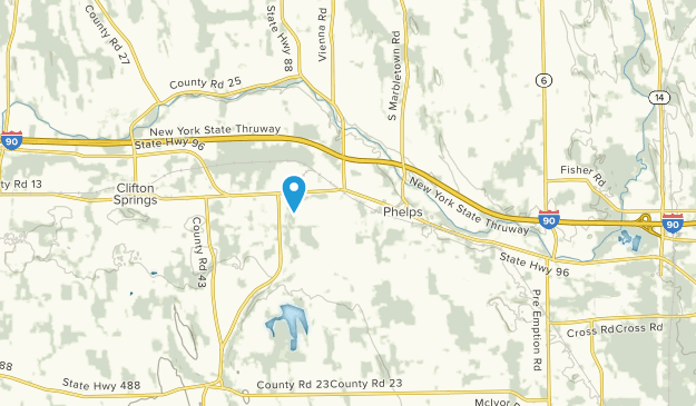 Phelps, État de New York Map