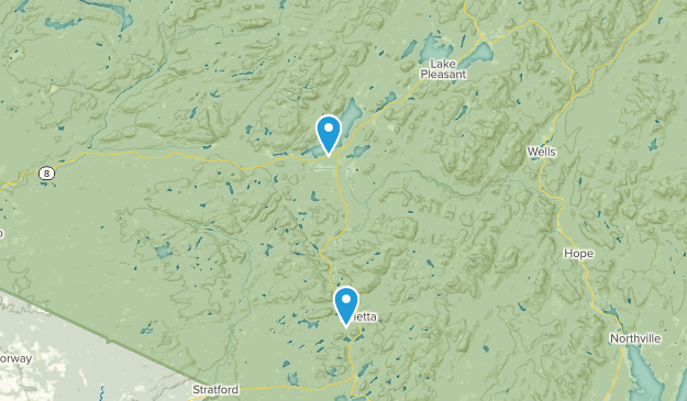 Piseco, New York Map
