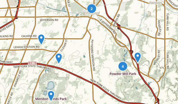 Pittsford, New York Map