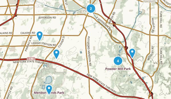Pittsford, New York Map