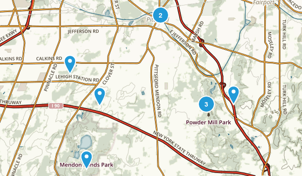 Pittsford, New York Map