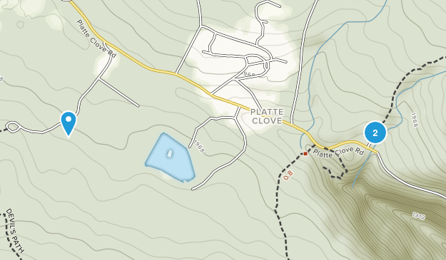 Platte Clove, New York Map