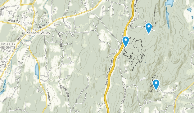 Pleasant Valley, État de New York Map