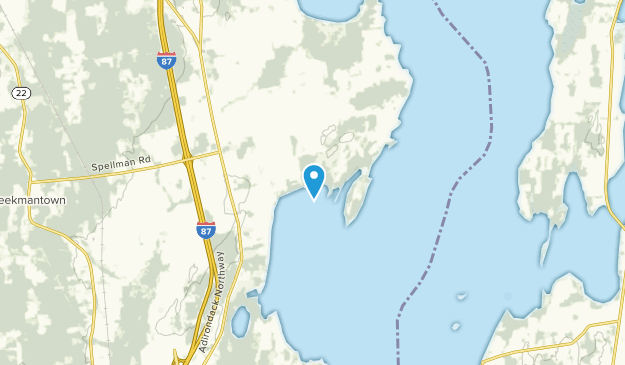 Point Au Roche, New York Map