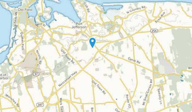 Port Jefferson Station, New York Map