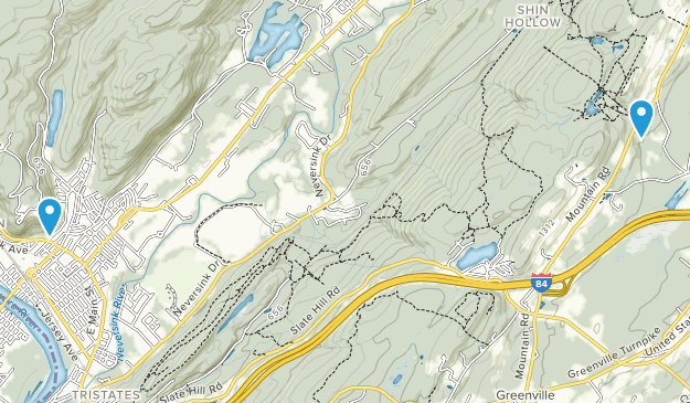 Port Jervis, New York Map