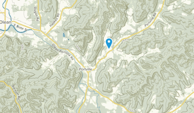 Portville, État de New York Map