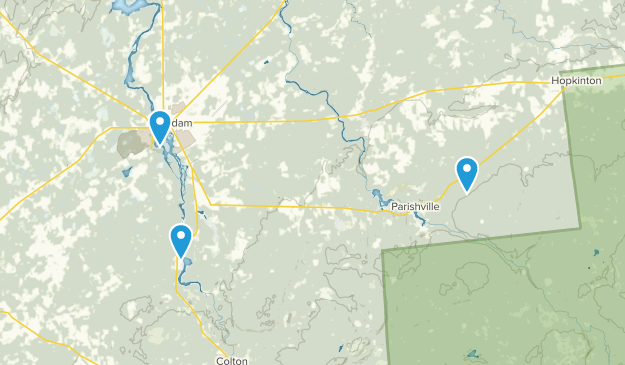 Potsdam, État de New York Map