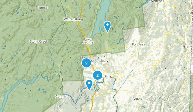 Queensbury, New York Map