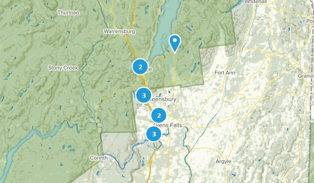 Queensbury, New York Map