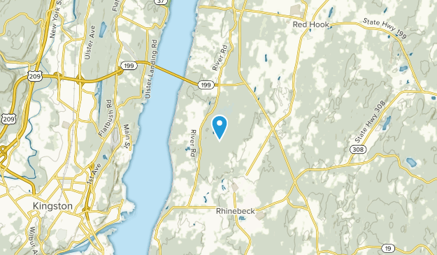 Rhinebeck, New York Map