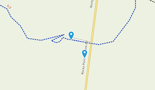 Rocky Point, New York Map