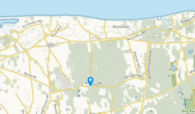 Rocky Point, État de New York Map