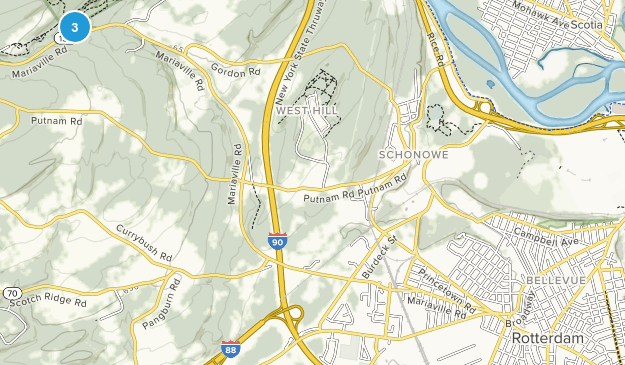 Rotterdam, New York Map