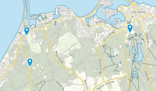 Sag Harbor, New York Map