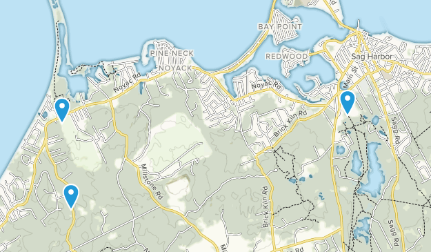Sag Harbor, New York Map