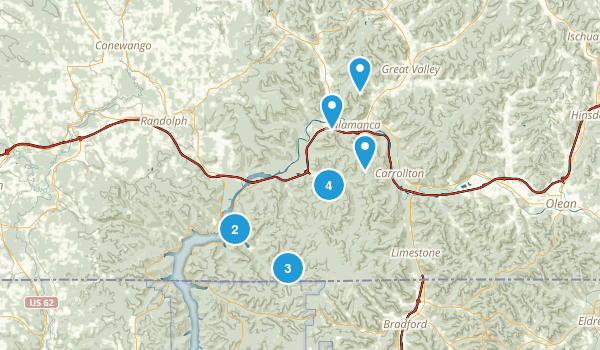 Salamanca, New York Map