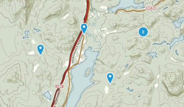 Schroon Lake, New York Map