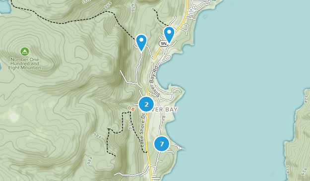 Silver Bay, New York Map