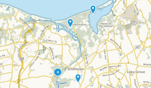 Smithtown, New York Map