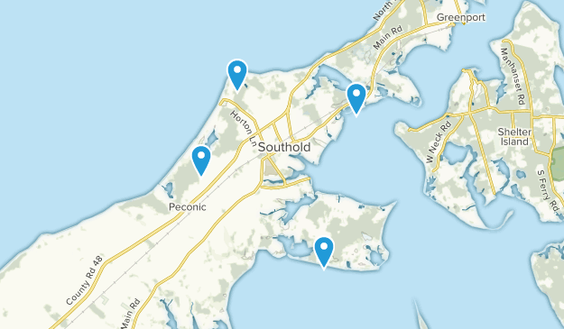 Southold, New York Map