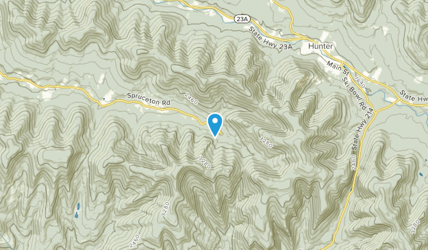 Spruceton, New York Map