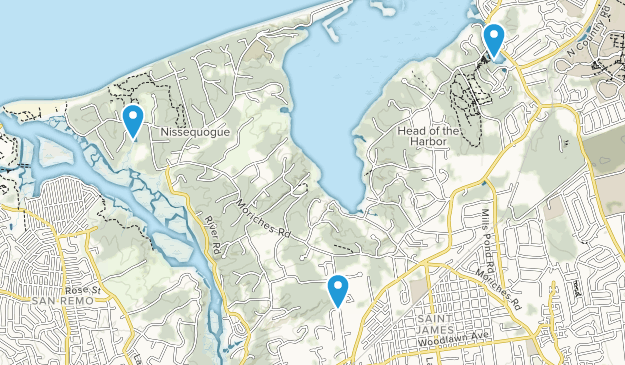St. James, État de New York Map