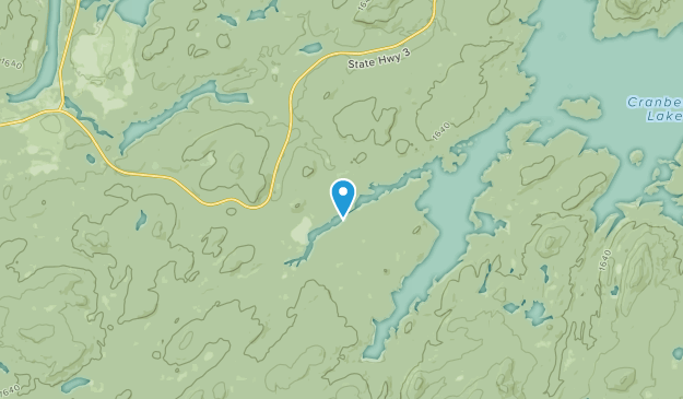 Star Lake, New York Map