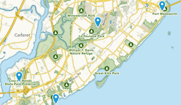 Staten Island, New York Map