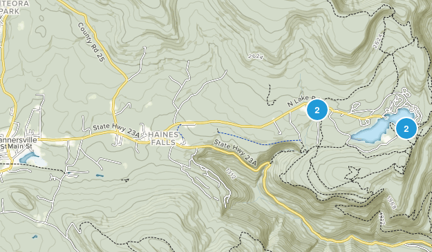 Tannersville, New York Map