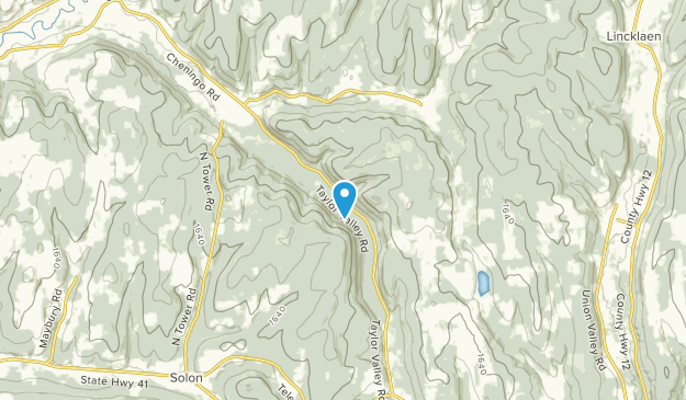 Taylor, New York Map