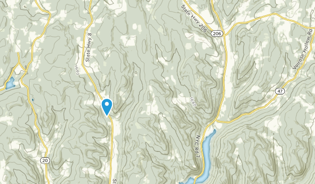Trout Creek, État de New York Map