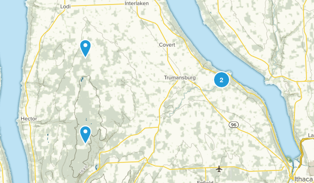 Trumansburg, New York Map