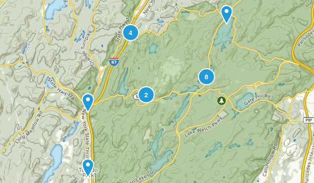 Tuxedo, New York Map