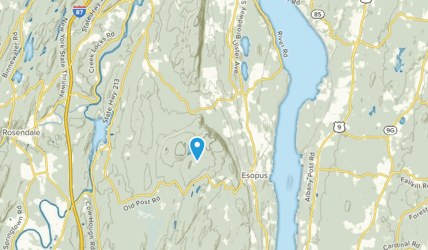 Ulster Park, New York Map
