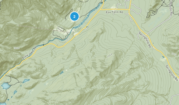 Upper Jay, New York Map
