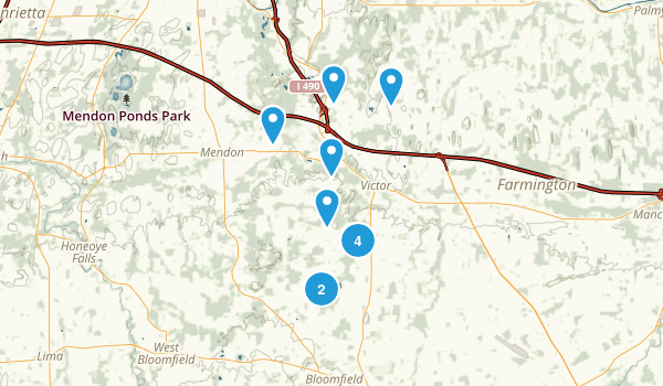 Victor, New York Map