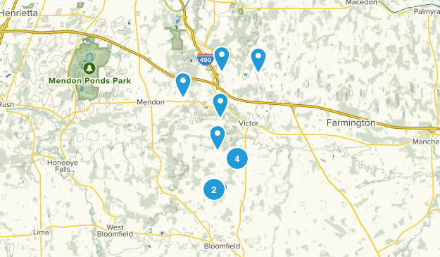 Victor, New York Map