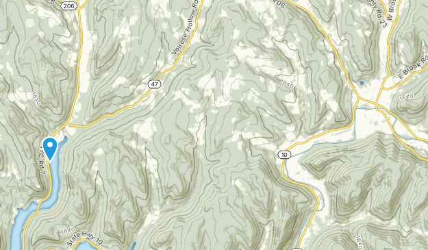 Walton, État de New York Map